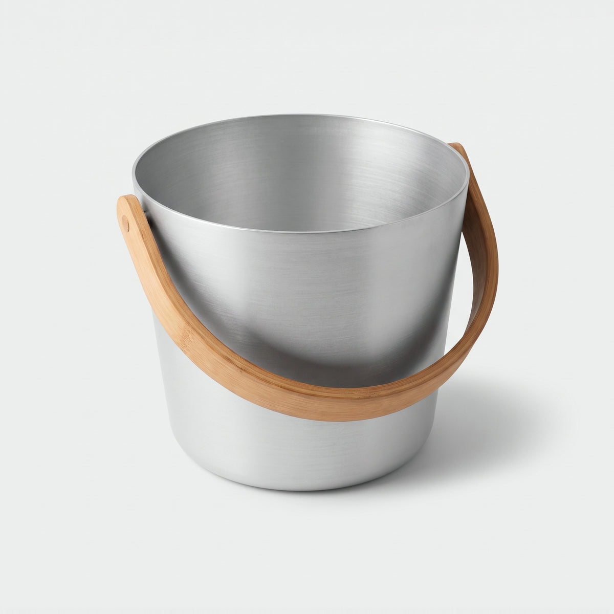 Rento 5 Litre Anodised Aluminium Sauna Bucket in Natural - interior