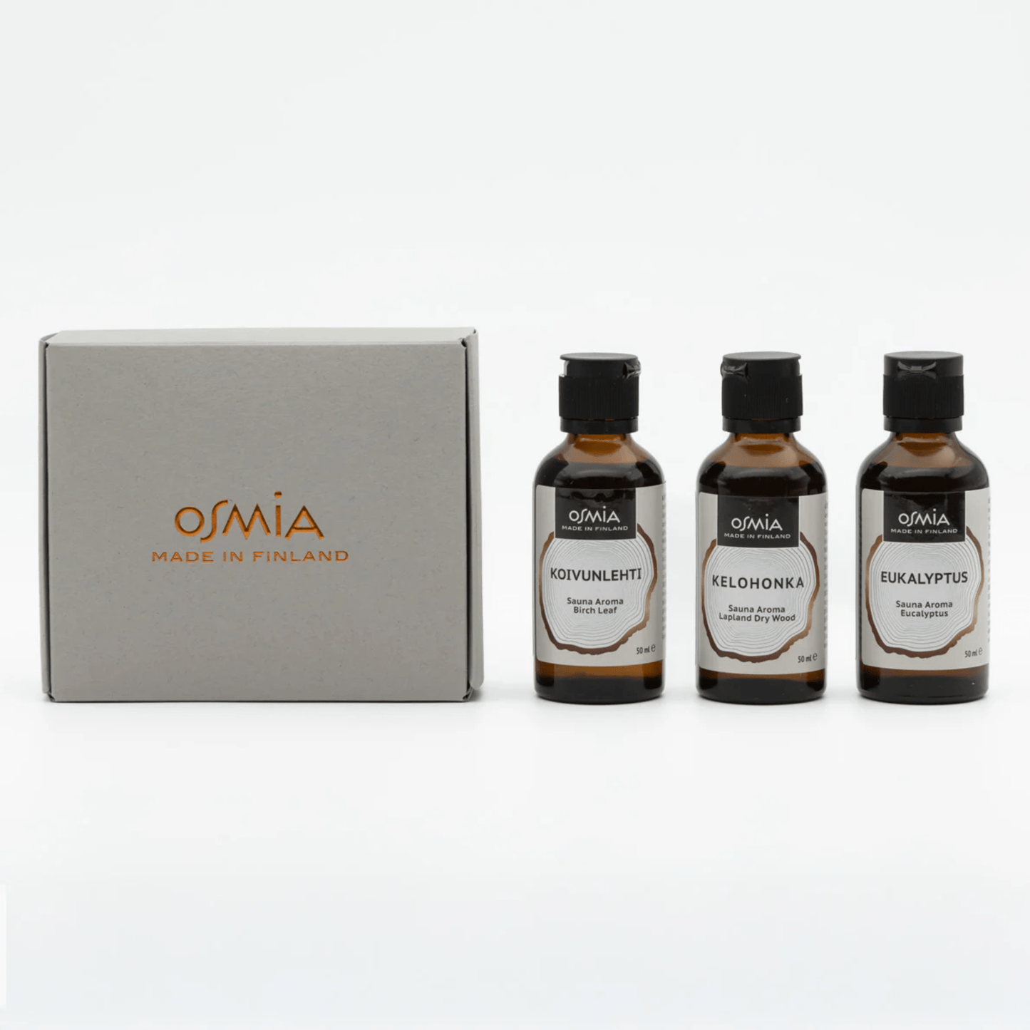 Sauna Aroma Box (Classics) by Osmia (3x 50ml) Sauna Scents | Finnmark Sauna