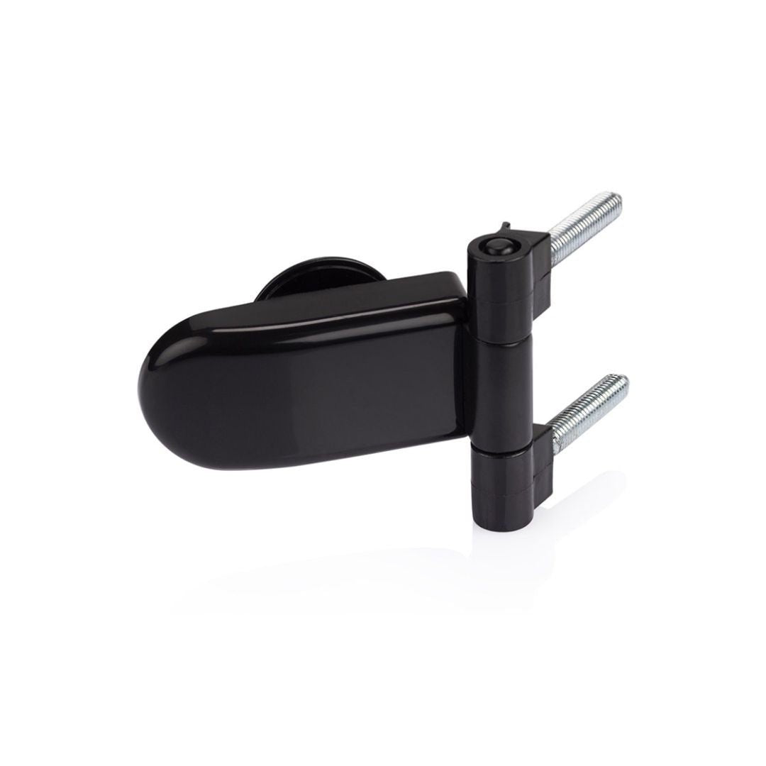 Sauna Door Hinge - Black Glass Hinges | Finnmark Sauna