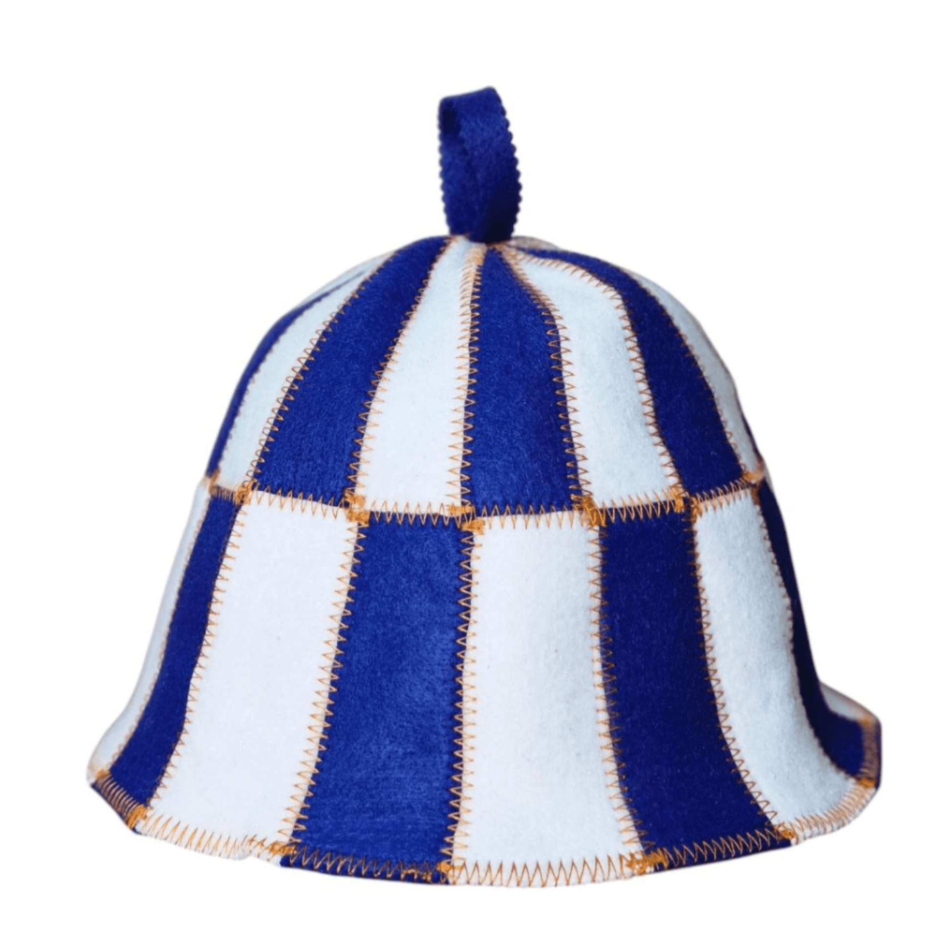 Sauna Hat CELL Blue/White (Polyester Felt) Sauna Hat | Finnmark Sauna