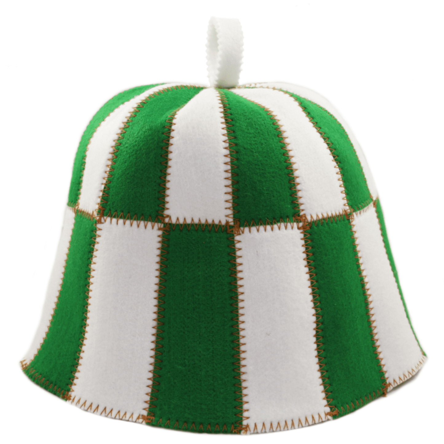 Sauna Hat CELL Green/White (Polyester Felt) Sauna Hat | Finnmark Sauna