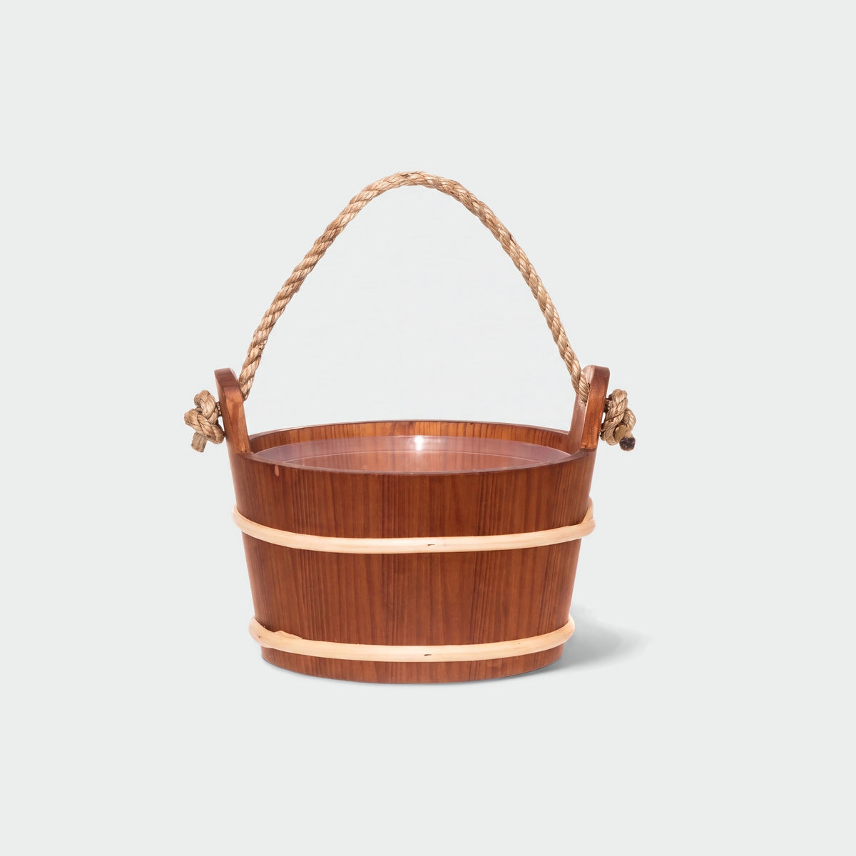 4 Living Sauna Bucket Alder With Rope Handle 4 Litre - hero