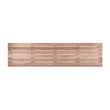 Thermo Aspen Sauna Bench Module Front Board 178 mm by Thermory