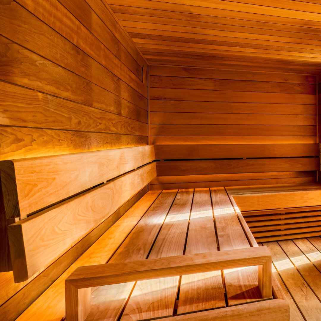 Thermo Aspen Sauna Wood Cladding Kallio - Lifestyle Image - Bespoke Sauna by Finnmark