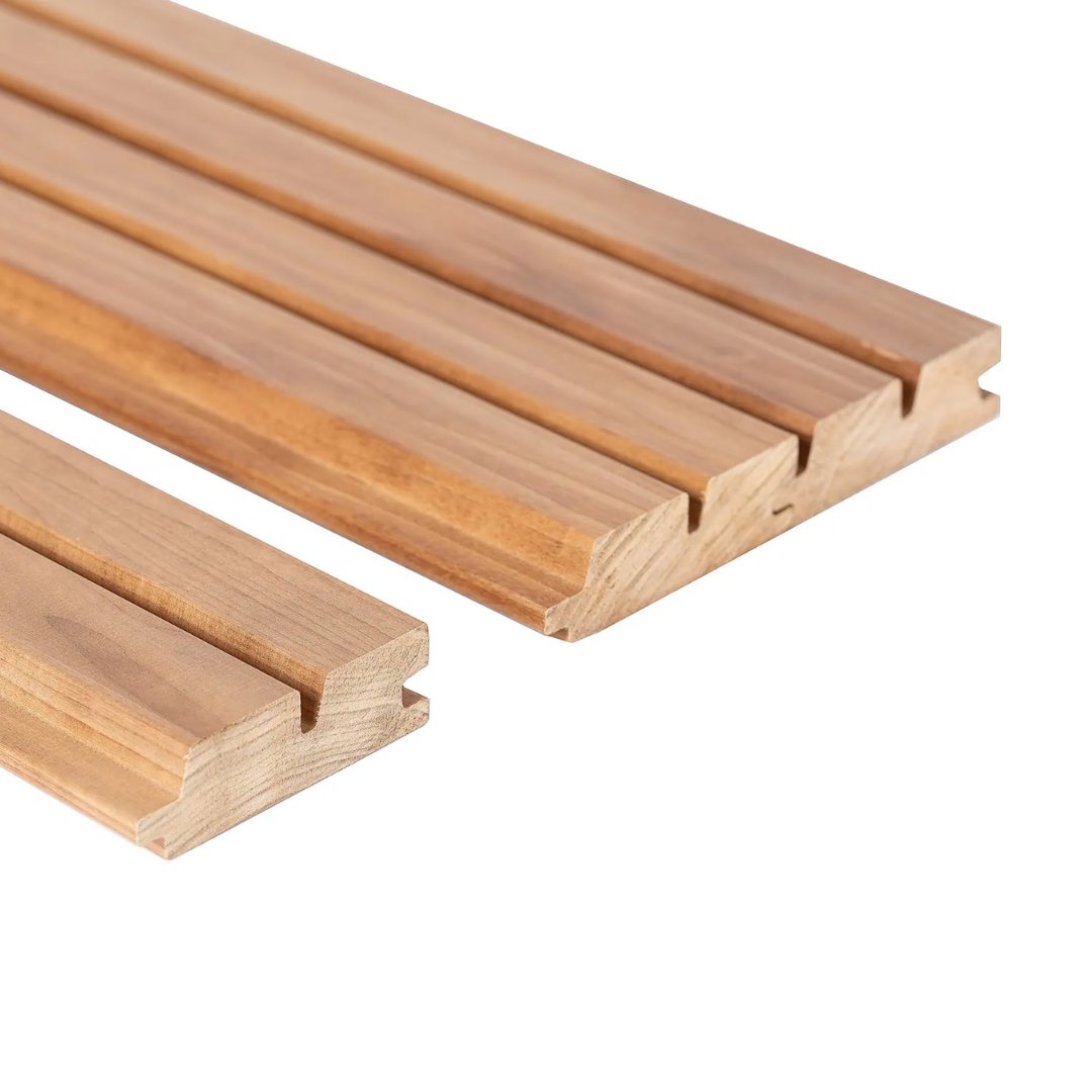 Thermo Aspen Sauna Wood Cladding ROMBTO 90mm (Pack of 4) Sauna Timber | Finnmark Sauna