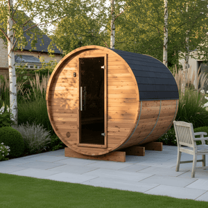 Medium Wood Barrel Sauna (4-6 Person)