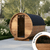 Regular Wood Barrel Sauna with Window & Changing Room (2-4 Person)