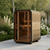 Thermo Wood Cube Outdoor Sauna Black - Mini (2 Person)