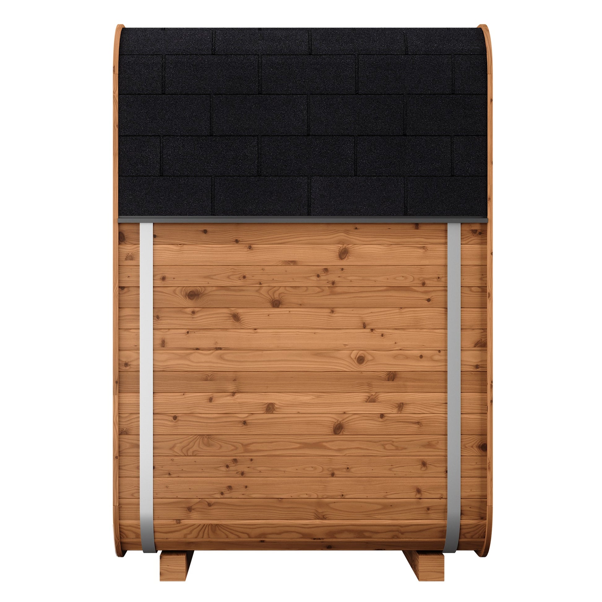 Thermo Wood Cube Sauna - Mini (2 Person) Barrel Sauna | Finnmark Sauna