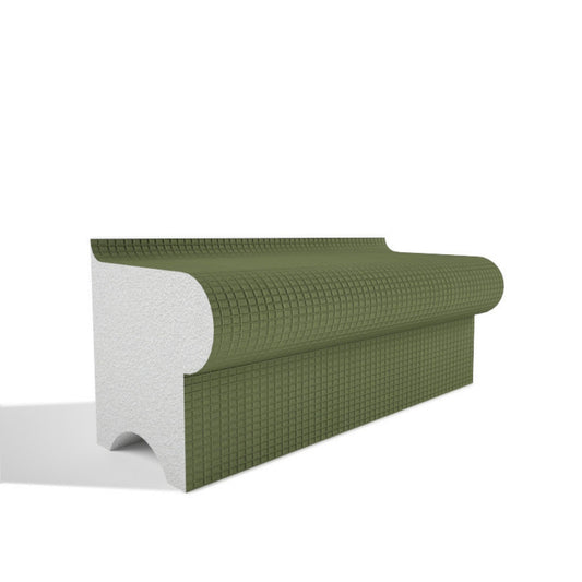 Tileable Steam Room Electric Heated Complete Seat Section - Hampshire Steam Room | Finnmark Sauna