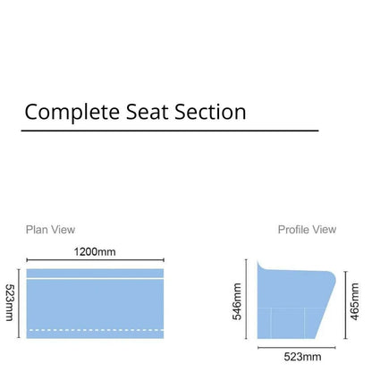 Tileable Steam Room Electric Heated Complete Seat Section - York Steam Room | Finnmark Sauna
