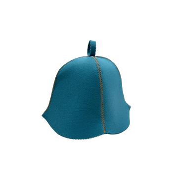 Traditional Lightweight Light Blue Felt Sauna Hat