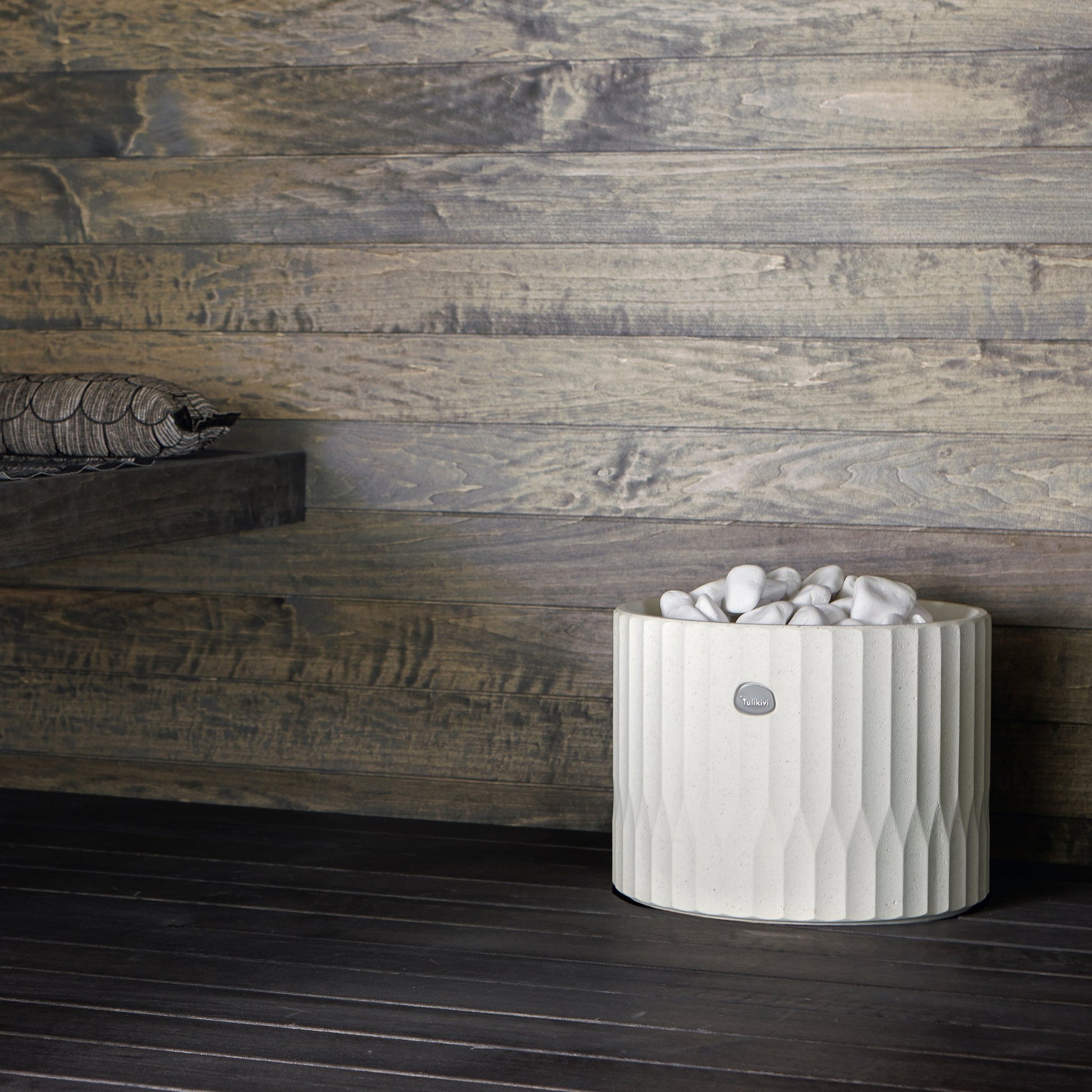 Tulikivi Riite Integrated Replacement Soapstone Cover (White) Soapstone Cover | Finnmark Sauna