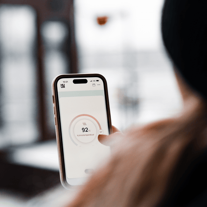 UKU Wi - Fi Control Unit Glass/Black by HUUM Heater Controller | Finnmark Sauna