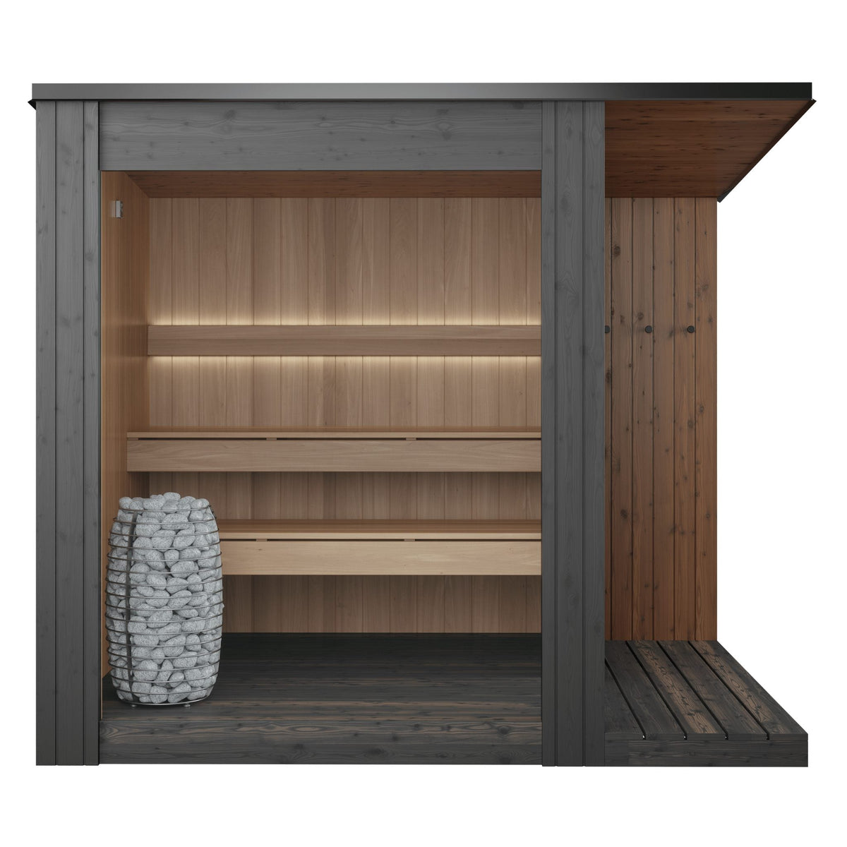 URSA® Black Outdoor Sauna (3-4 Person)