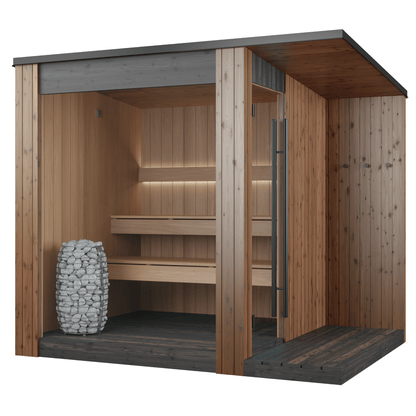 URSA® Outdoor Sauna (3 - 4 Person) Modular Outdoor Sauna | Finnmark Sauna