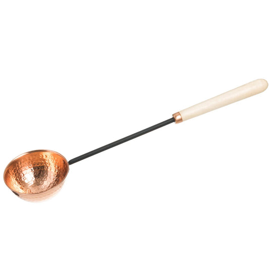 4Living Mango Wood Sauna Ladle in Copper Sauna Ladle | Finnmark Sauna
