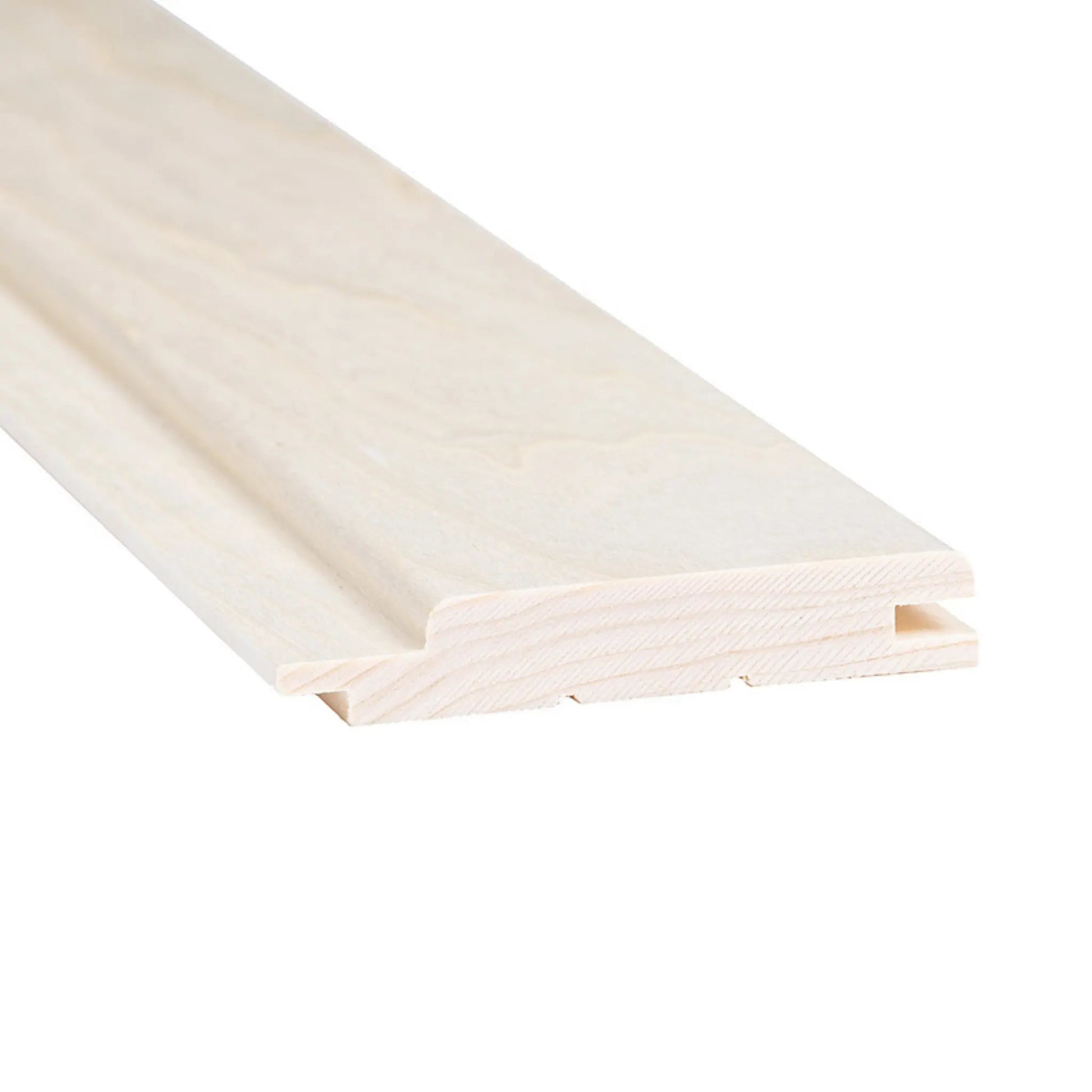 Aspen Sauna Wood Cladding STP 125mm (Pack of 6) Sauna Timber | Finnmark Sauna