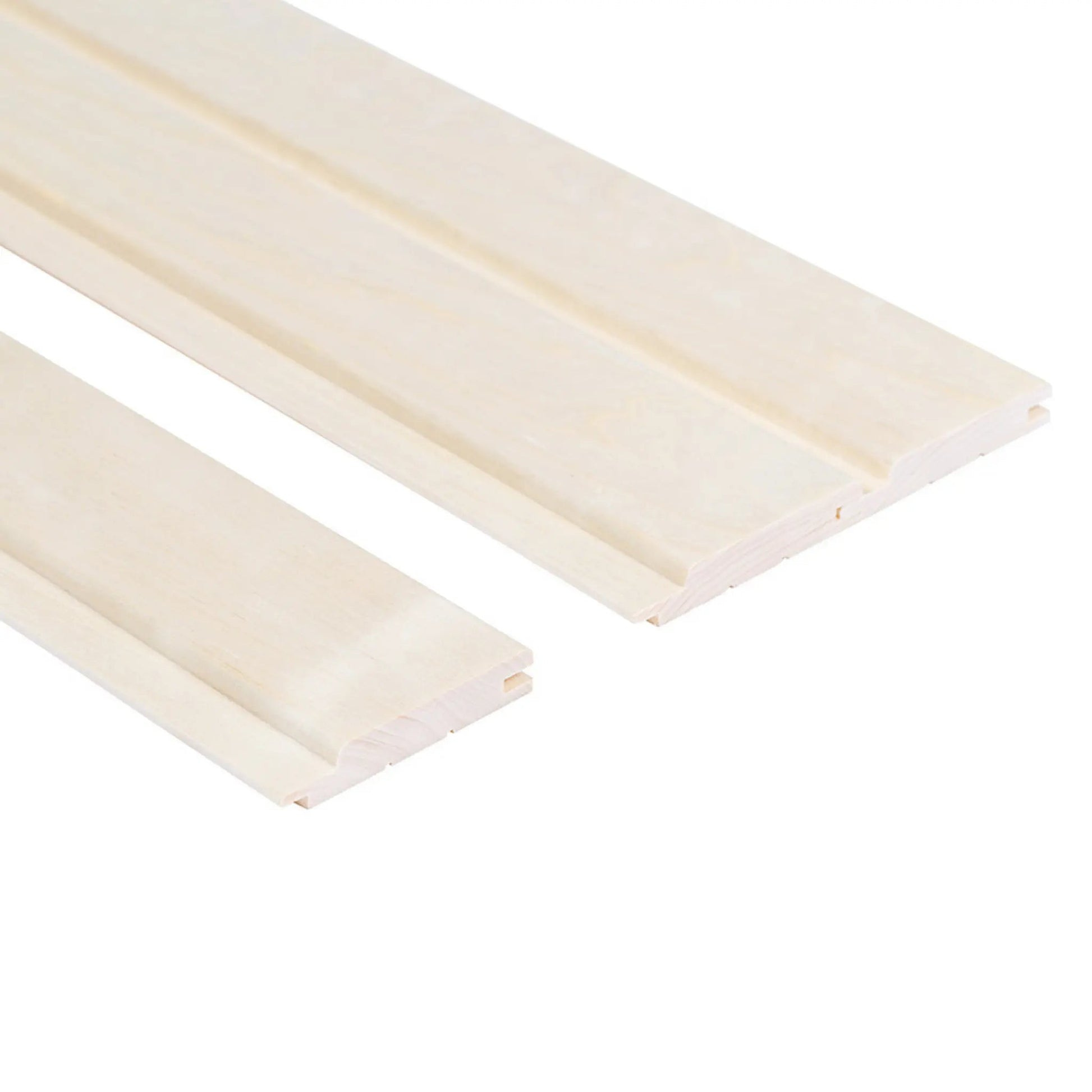 Aspen Sauna Wood Cladding STP 125mm (Pack of 6) Sauna Timber | Finnmark Sauna