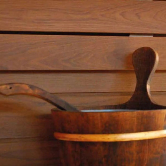 Dark Thermo Alder Sauna Wood Cladding STS4 120mm (Pack of 6) Sauna Timber | Finnmark Sauna