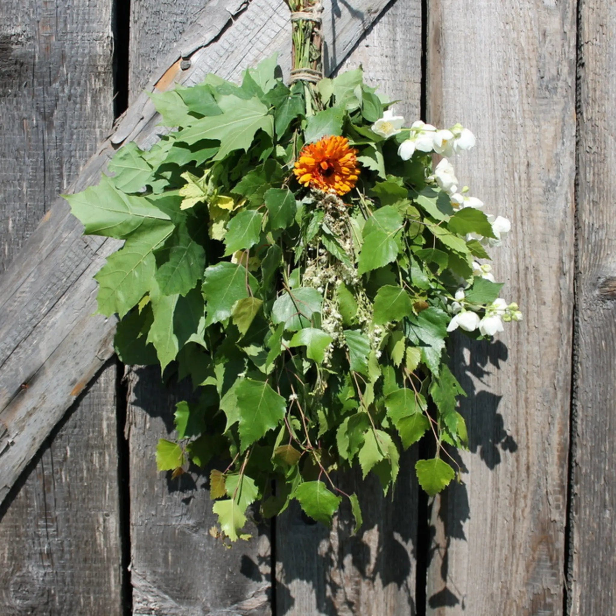 Dried Hand Made Sauna Whisk / Sauna Vihta - Herbal