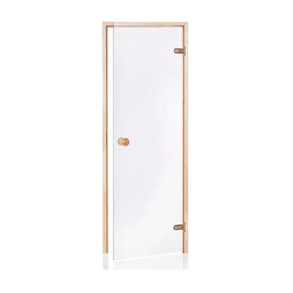 Glass Sauna Door with Pine Frame (Standard) | Finnmark Sauna