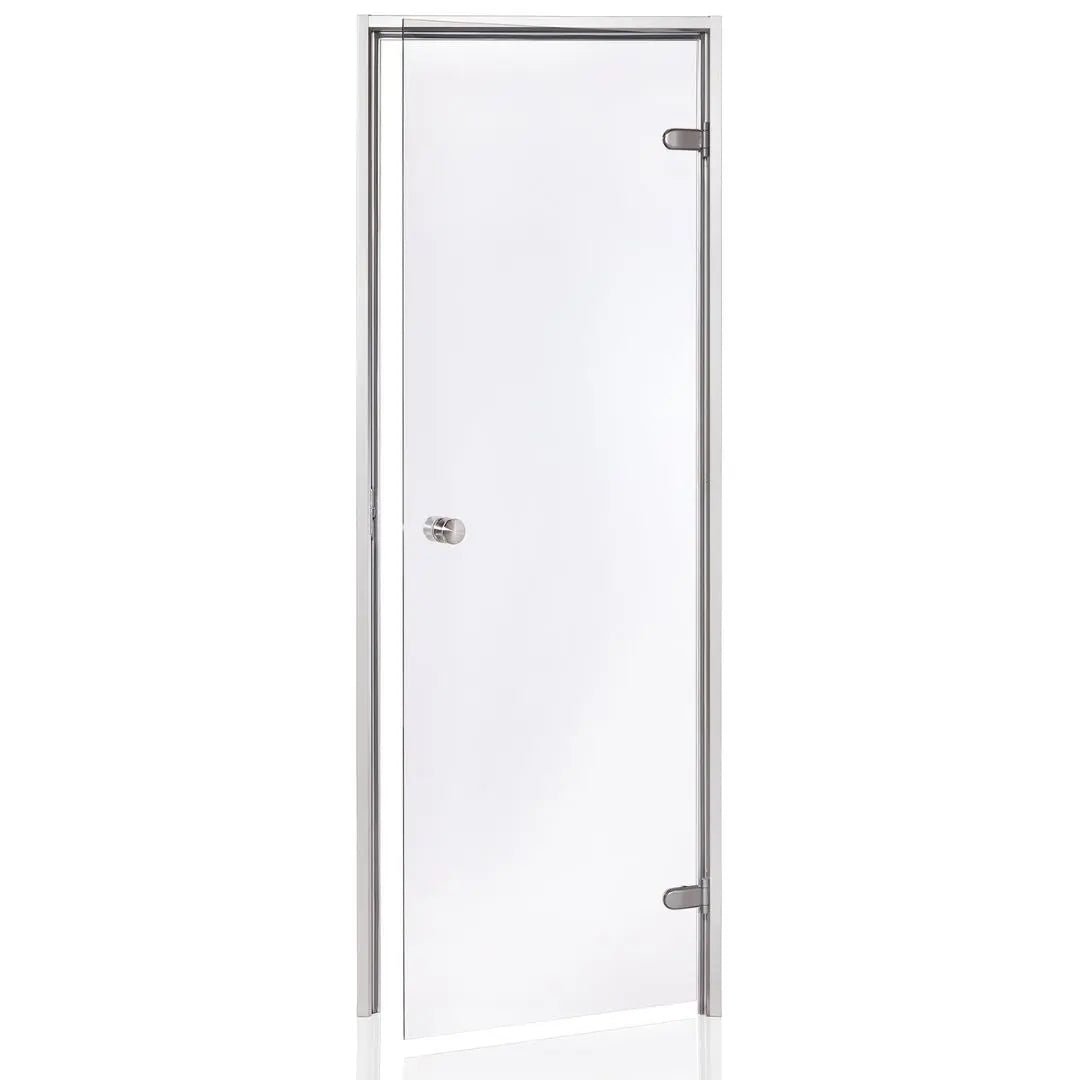 Glass Steam Room Door with Aluminium Frame (AU Standard) | Finnmark Sauna