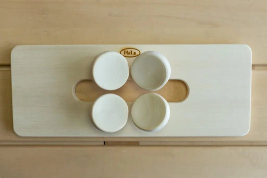 HaLu Aspen Anti-Theft Wooden Sauna Headrest/Pillow Sauna Pillow | Finnmark Sauna