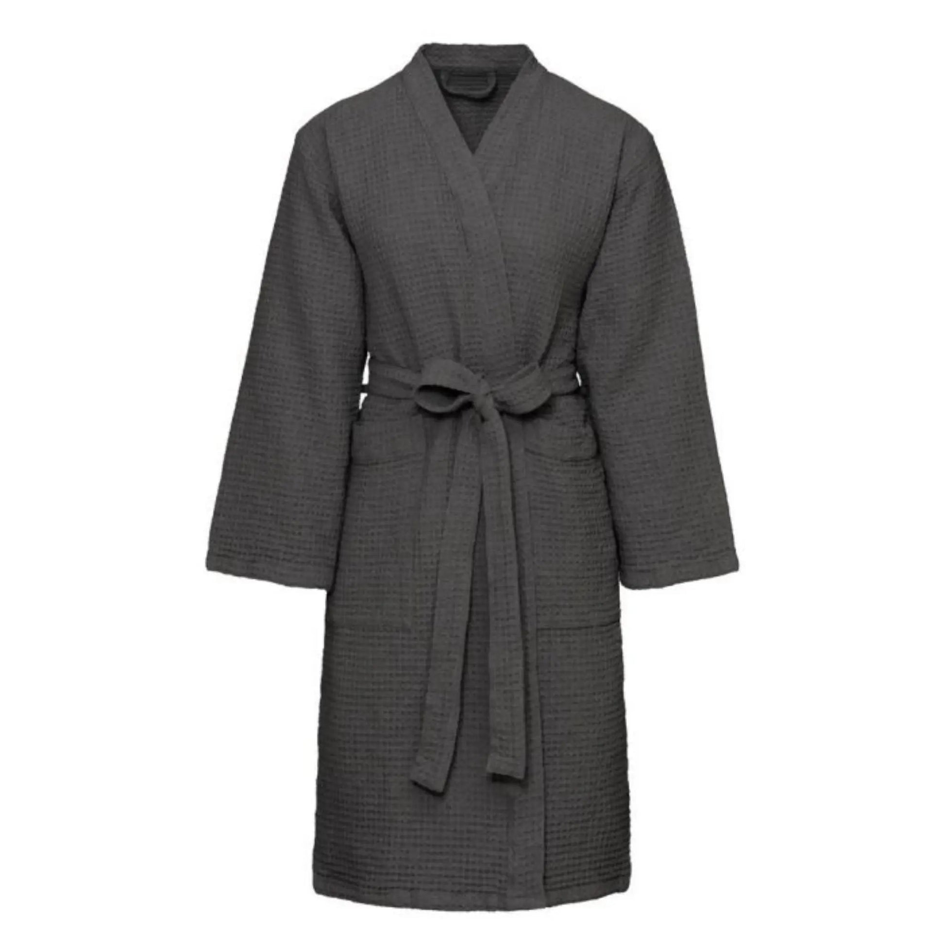 Honeycomb Pattern Sauna Bathrobe Granite Sauna Robes & Dressing Gowns | Finnmark Sauna