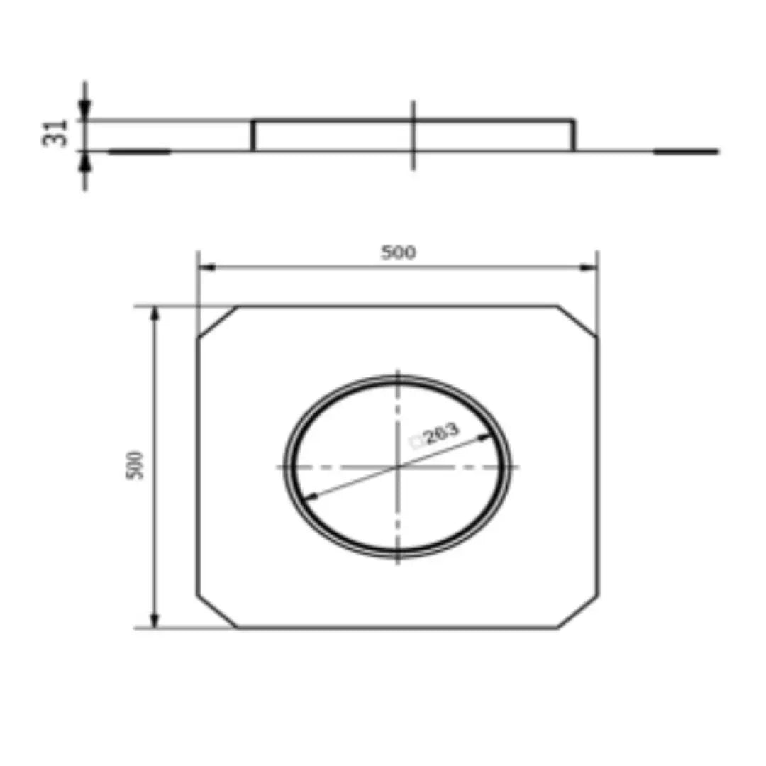 IKI T600 Fume Blocking Plate | Finnmark Sauna