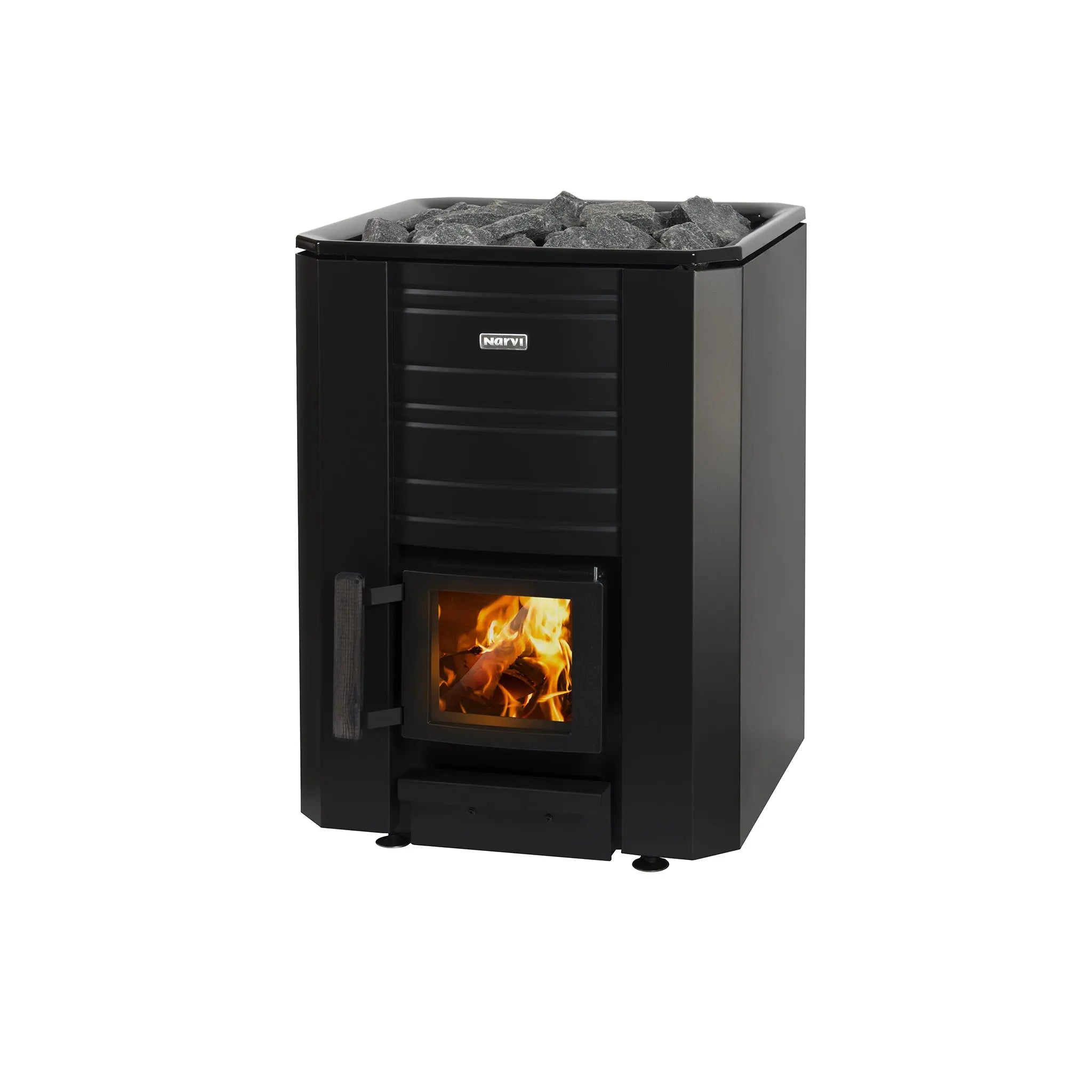 Narvi Black 16, 20, 24 Wood Burning Sauna Heater | Finnmark Sauna