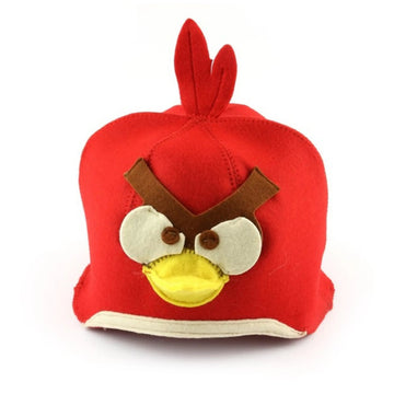 Novelty Angry Bird Felt Sauna Hat