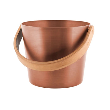 Rento 5l Anodised Aluminium Sauna Bucket in Copper