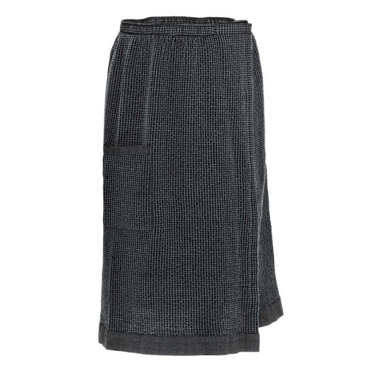 Rento Kenno Waist Towel Grey/Black Sauna Towel | Finnmark Sauna