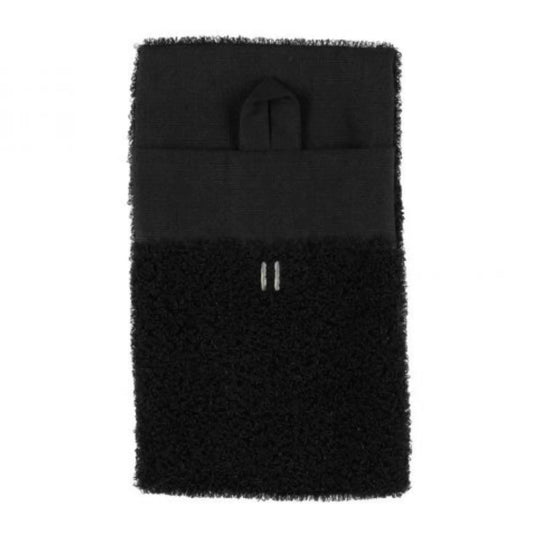 Rento Linen Terry Wash Mitten Black Wash Mitten | Finnmark Sauna