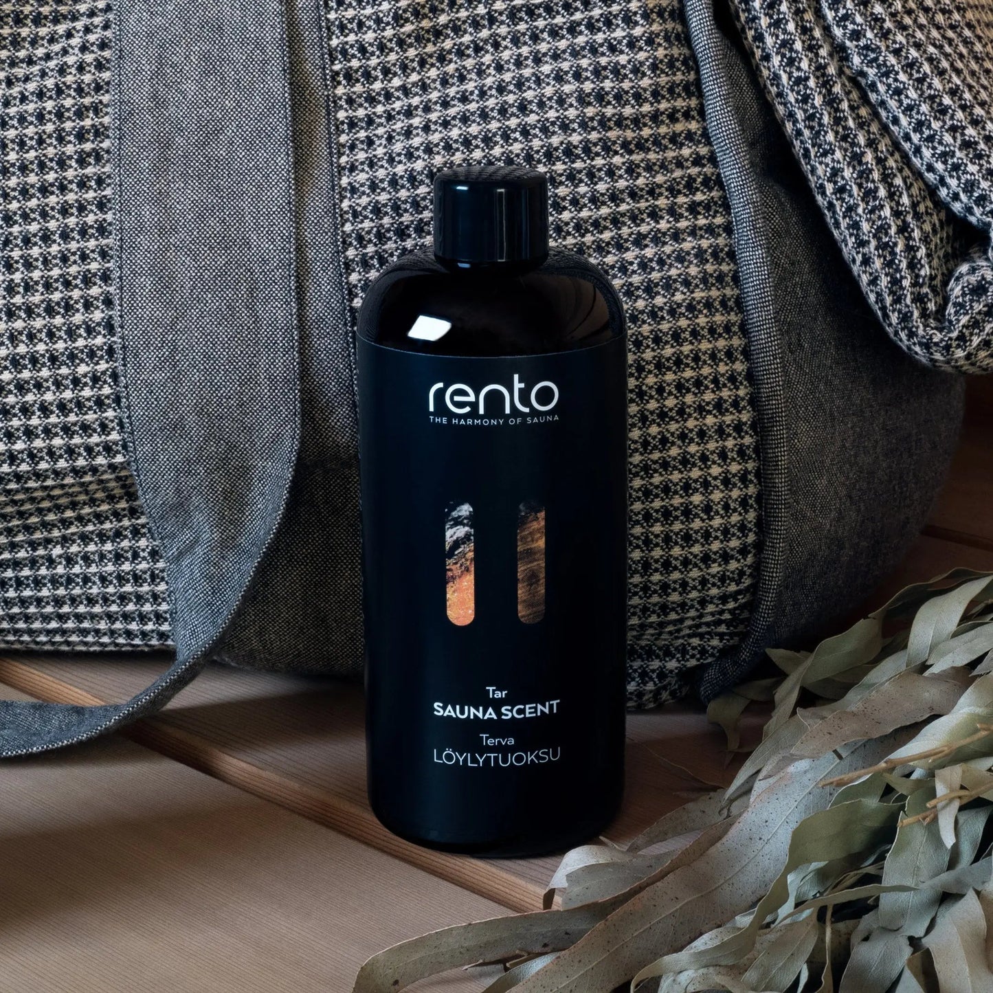 Rento Wood Tar Smokey Sauna Scent Sauna Emulsion 400ml Sauna Scents | Finnmark Sauna