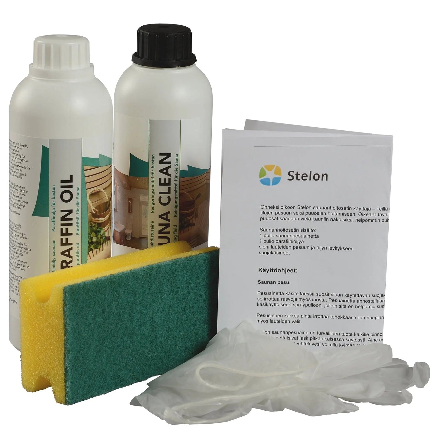 Sauna Care Set - Specialist Sauna Wood Cleaner & Treatment Sauna Cleaning & Wood Treatment | Finnmark Sauna