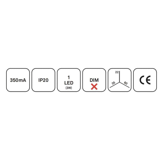 Sauna Lighting SAAS Highline Driver One Led Sauna Light | Finnmark Sauna