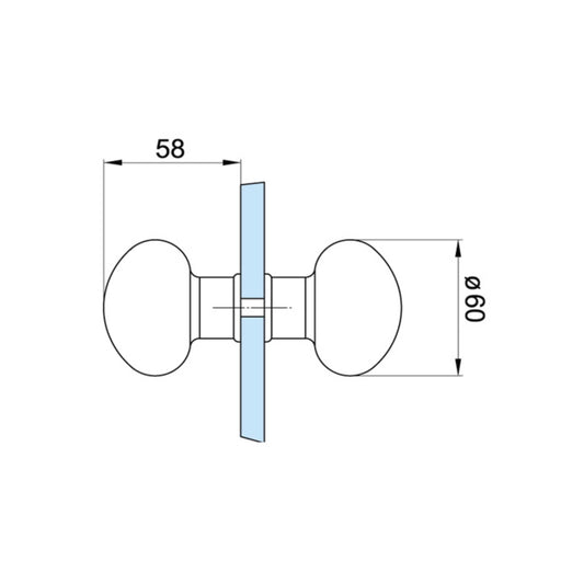Sauna & Steam Room Door Handle - Wooden Knob Style Handle Sauna Door Handle | Finnmark Sauna