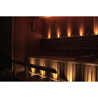 SaunaLED sauna lighting system - Sauna Safe Sauna Light | Finnmark Sauna
