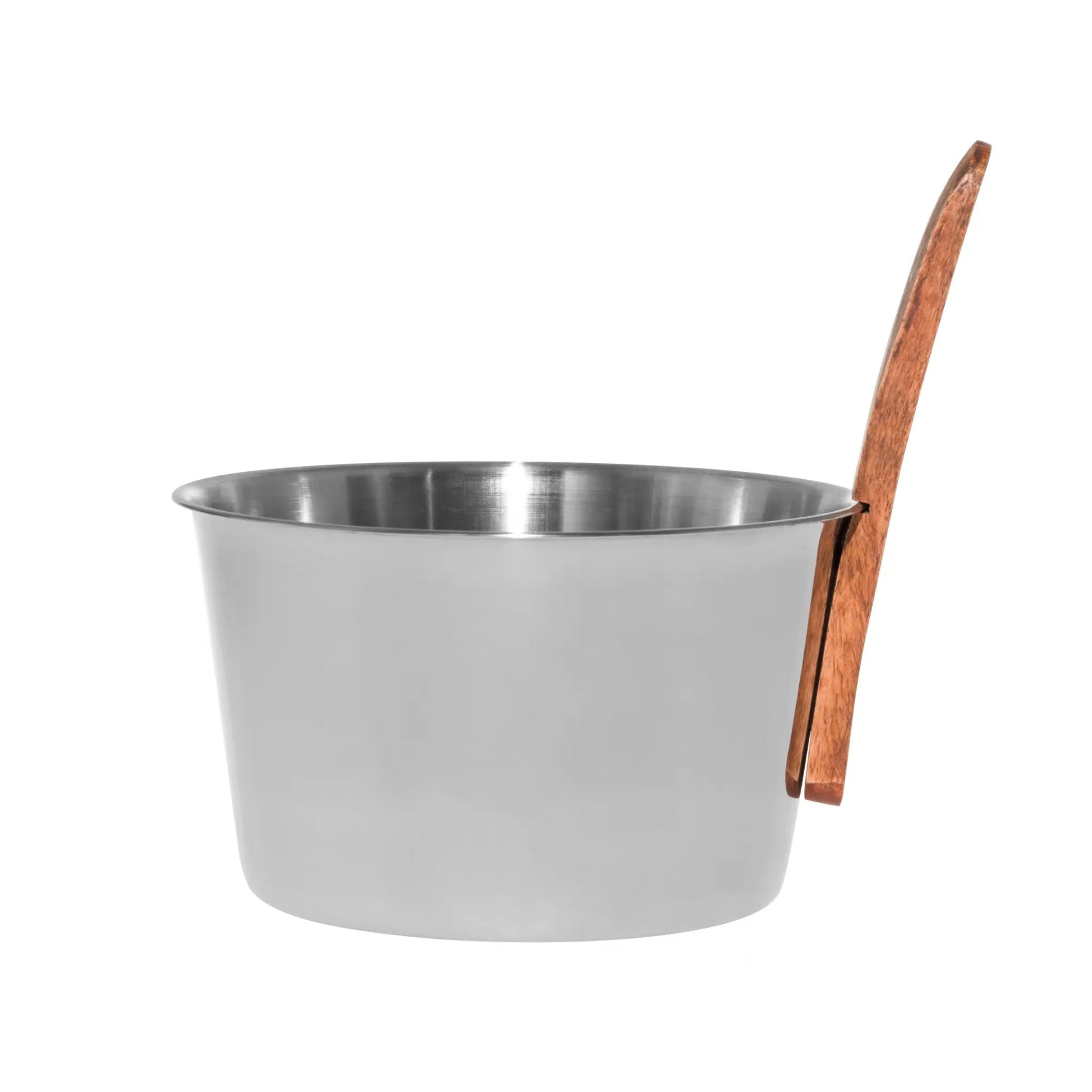 Stainless Steel Sauna Bucket 3L Sauna Bucket/Pail | Finnmark Sauna