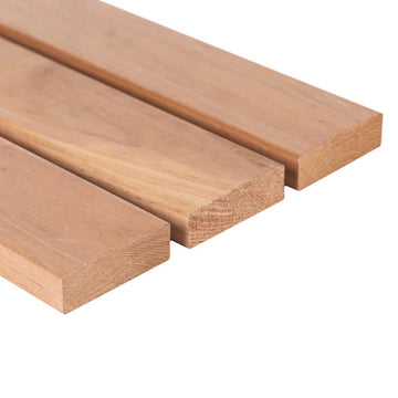 Thermo Alder Sauna Wood Bench Boards 120mm (Pack of 4)