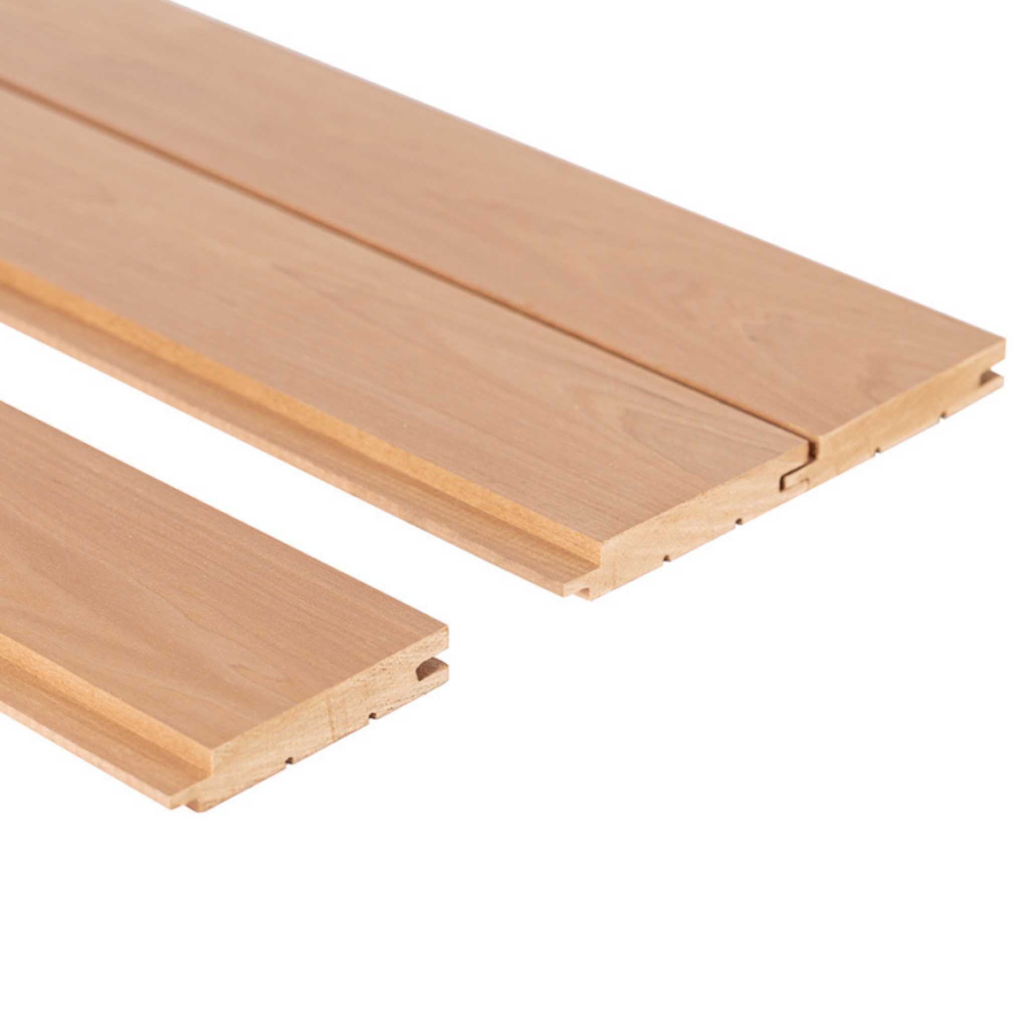 Thermo Alder Sauna Wood Cladding STS4 90mm (Pack of 6) Sauna Timber | Finnmark Sauna