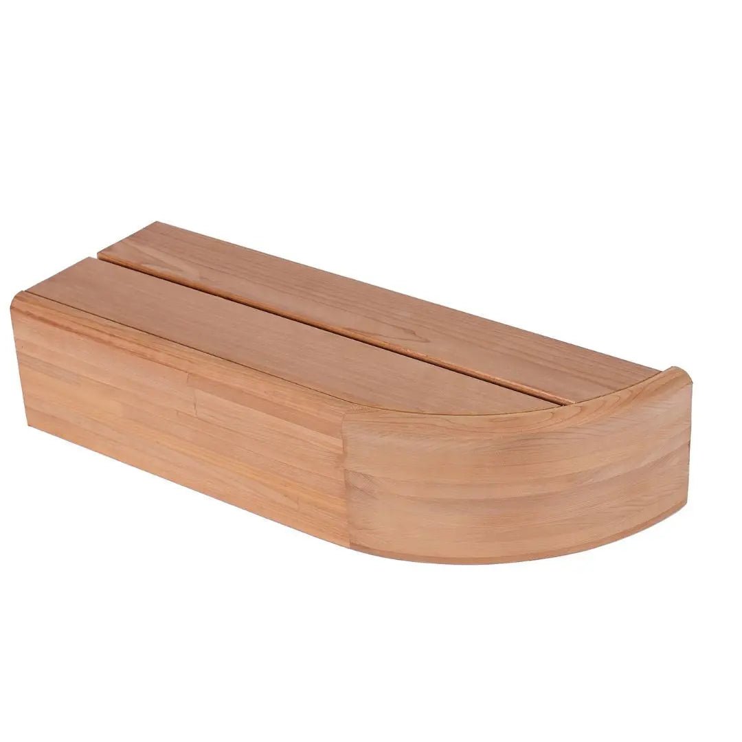 Thermo Aspen Sauna Bench Edge Module 140mm (Right) by Thermory Sauna Timber | Finnmark Sauna