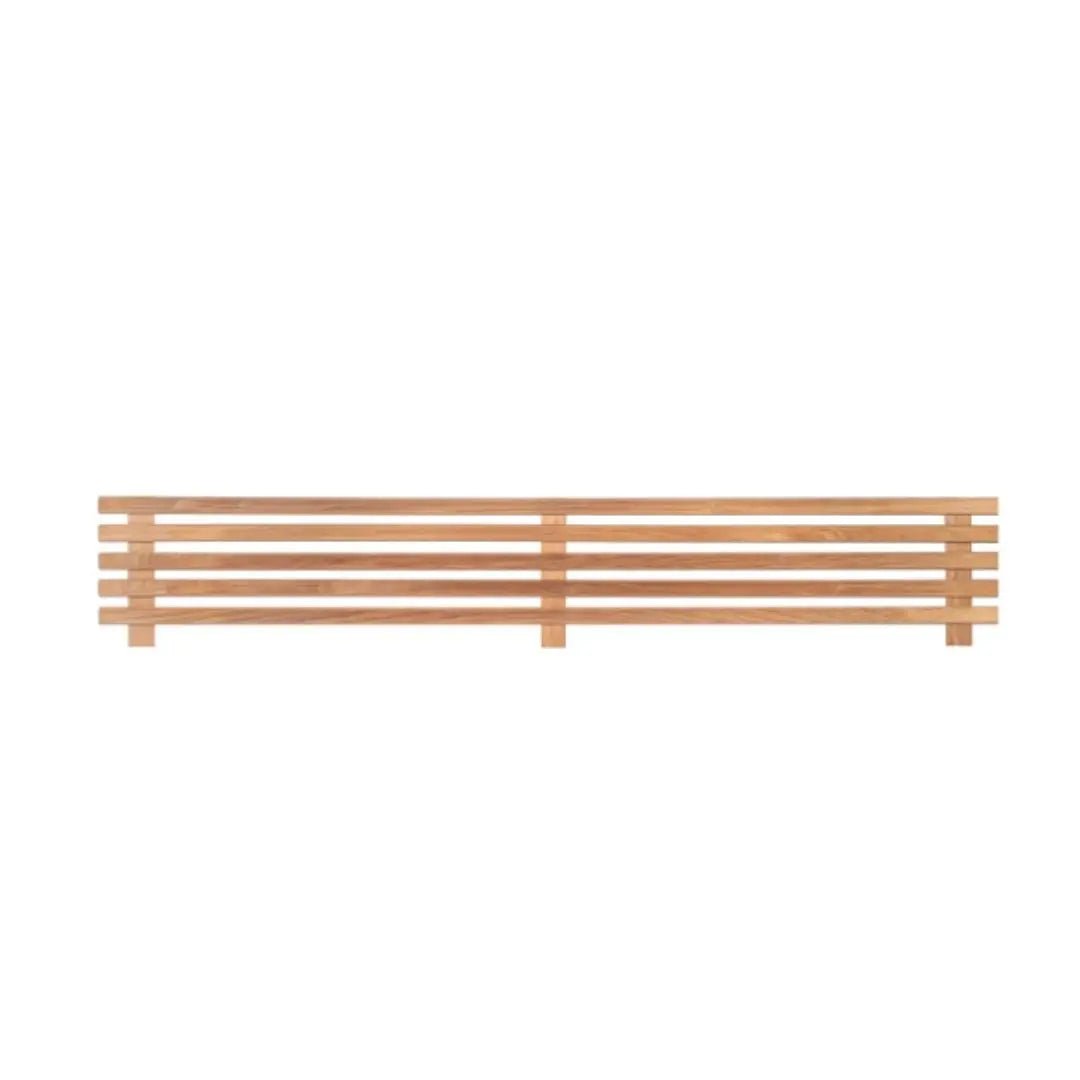 Thermo Aspen Sauna Bench Skirt 16mm x 350mm by Thermory Sauna Timber | Finnmark Sauna