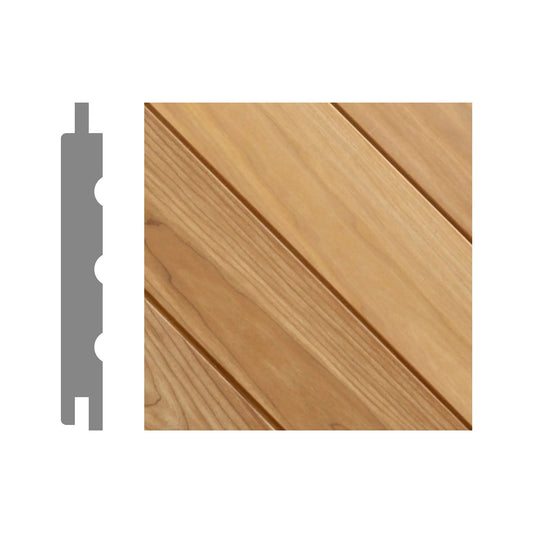 Thermo Aspen Sauna Wood Cladding Kallio 120mm (Pack of 6) Sauna Timber | Finnmark Sauna