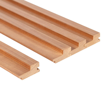 Thermo Aspen Sauna Wood Cladding Step 64mm (Pack of 4)