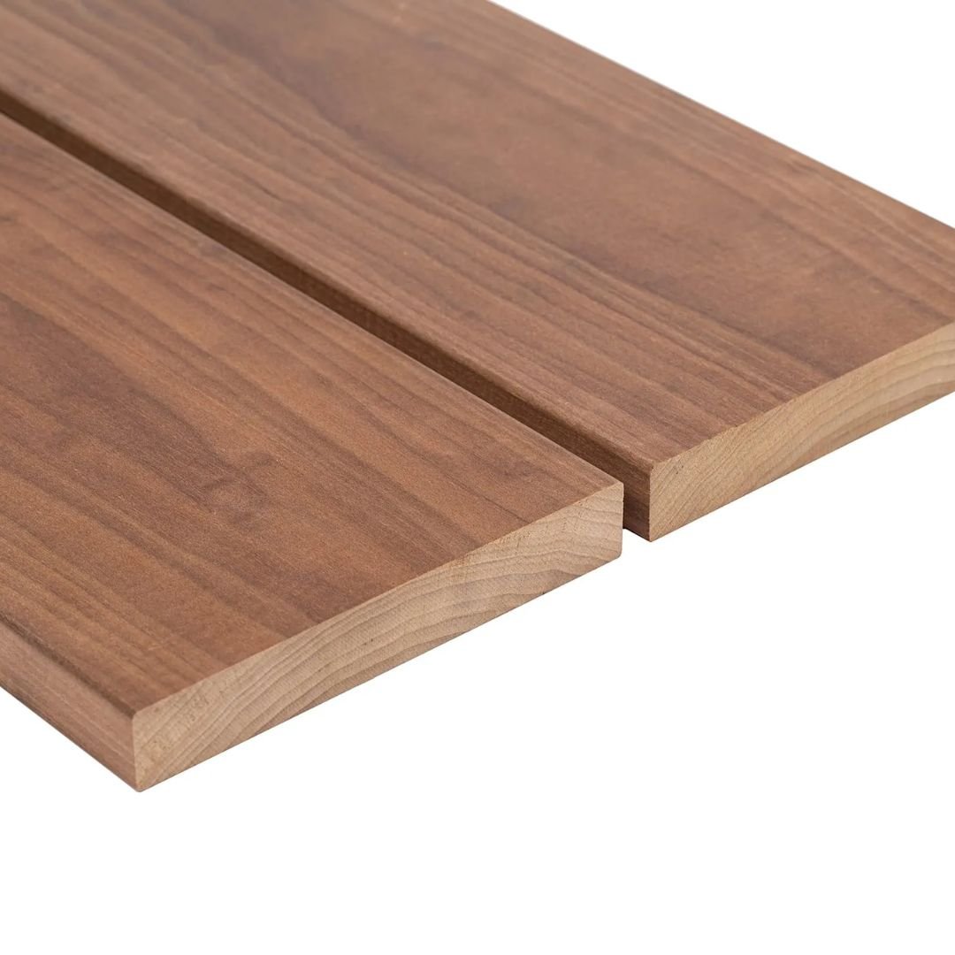 Thermo Magnolia Sauna Bench Boards SHP 185mm Sauna Timber | Finnmark Sauna