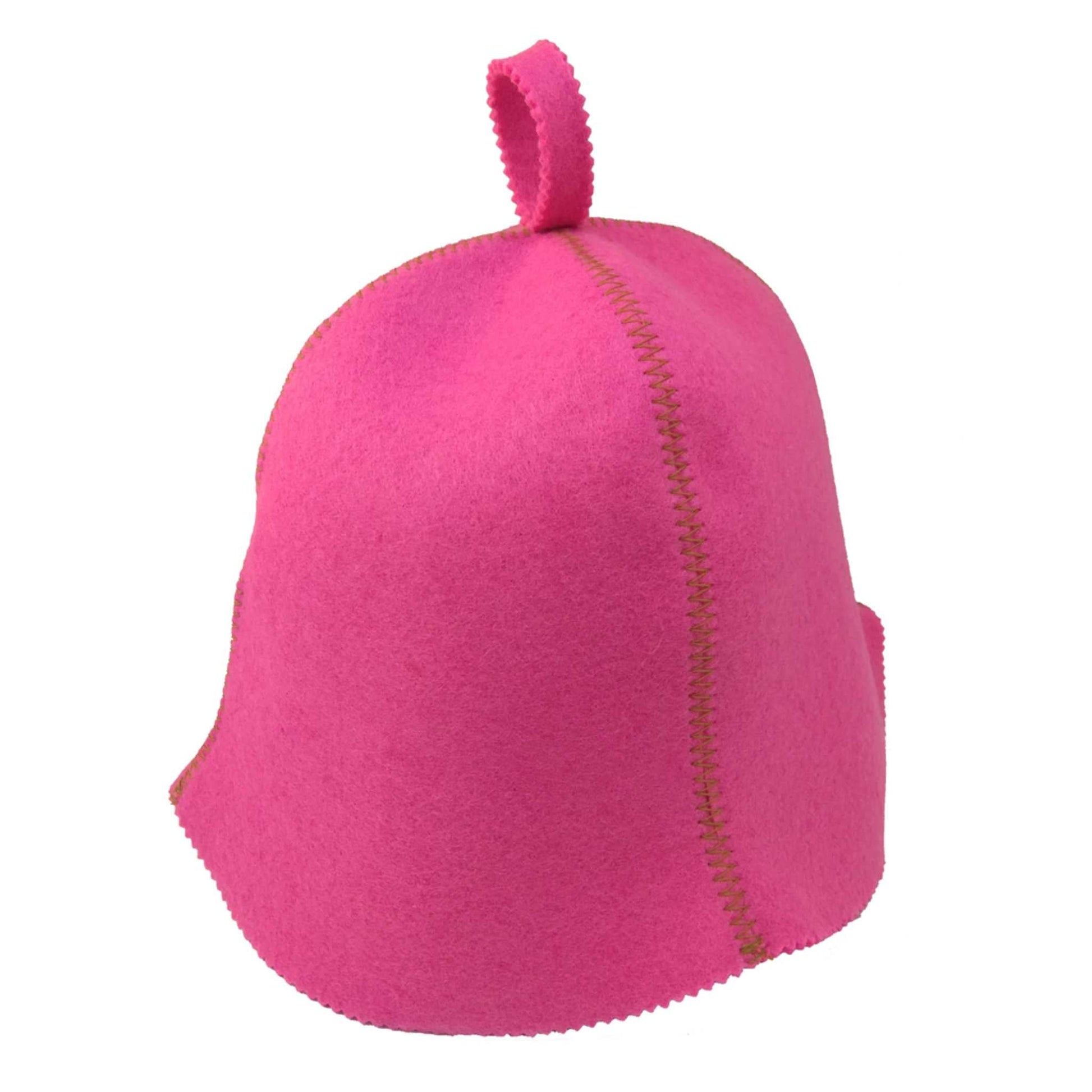 Traditional Lightweight Pink Felt Sauna Hat Sauna Hat | Finnmark Sauna